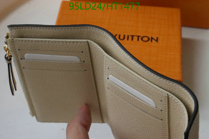 LV Bags-(Mirror)-Wallet-,Code: HT1477,$: 95USD