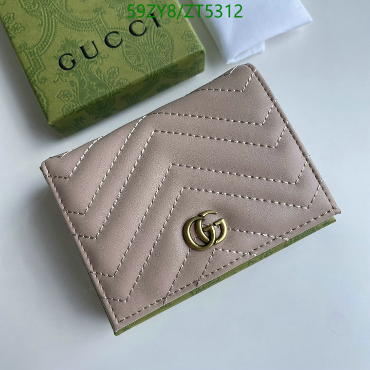 Gucci Bag-(4A)-Wallet-,Code: ZT5312,$: 59USD