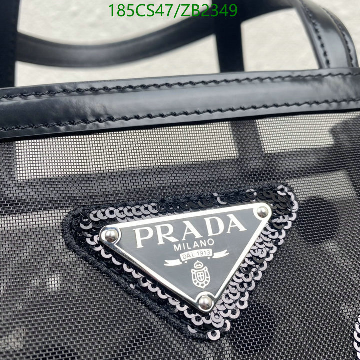 Prada Bag-(Mirror)-Diagonal-,Code: ZB2349,$: 185USD