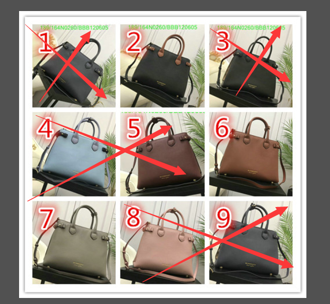 Burberry Bag-(Mirror)-Handbag-,Code: BBB120605,$: 189USD