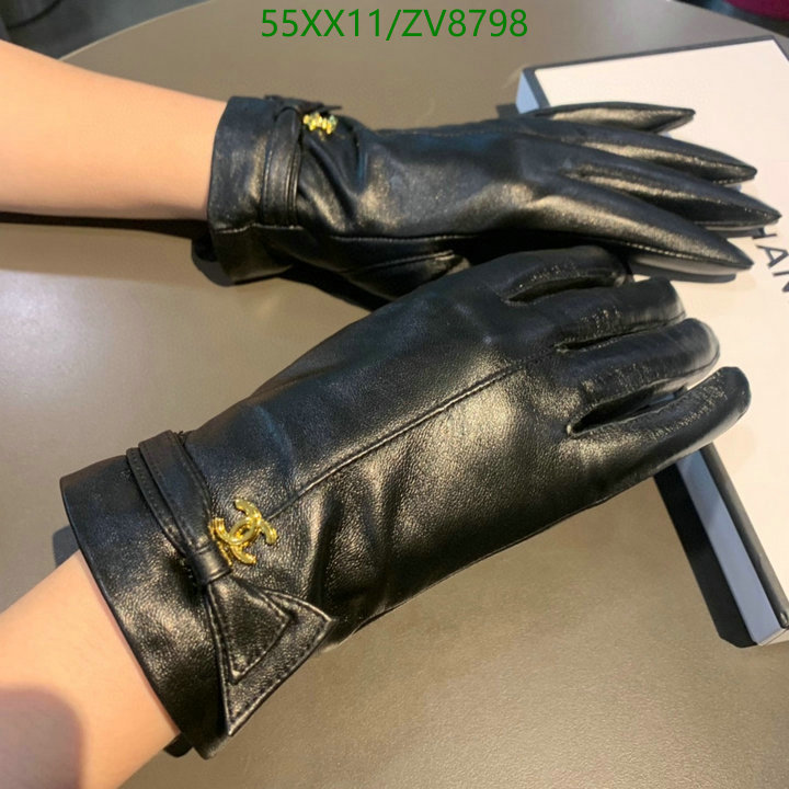 Gloves-Chanel, Code: ZV8798,$: 55USD