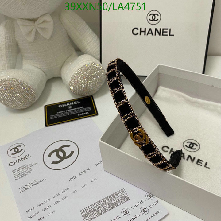 Headband-Chanel, Code: LA4751,$: 39USD