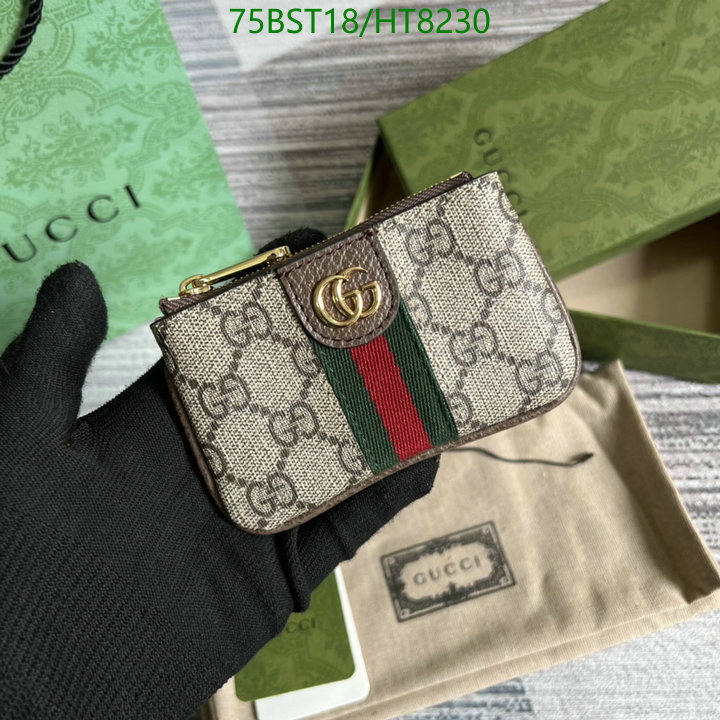 Gucci Bag-(Mirror)-Wallet-,Code: HT8230,$: 75USD