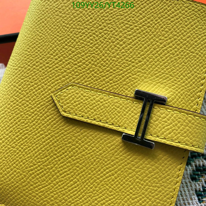 Hermes Bag-(Mirror)-Wallet-,Code: YT4266,$: 109USD