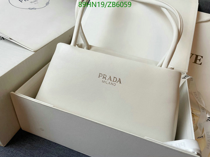 Prada Bag-(4A)-Handbag-,Code: ZB6059,$: 89USD