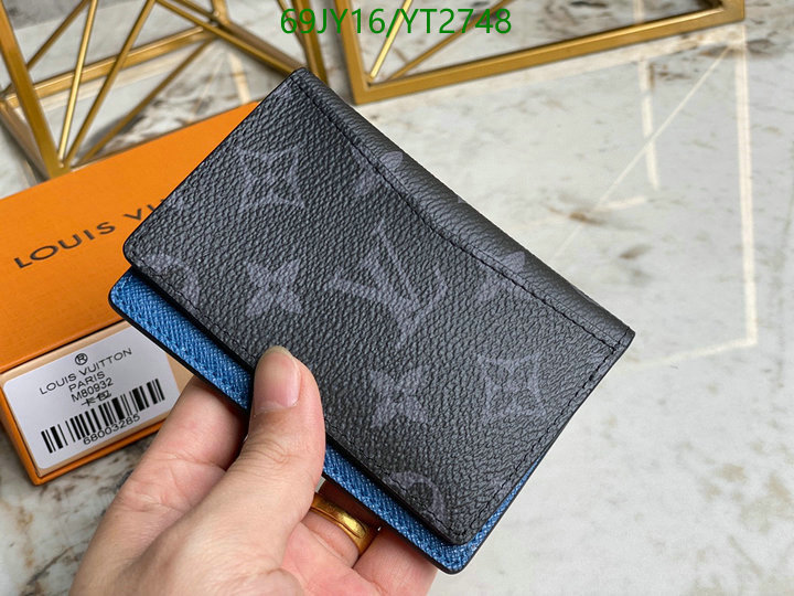 LV Bags-(Mirror)-Wallet-,Code: YT2748,$: 69USD