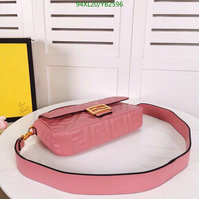 Fendi Bag-(4A)-Baguette-,Code: YB2596,$: 94USD