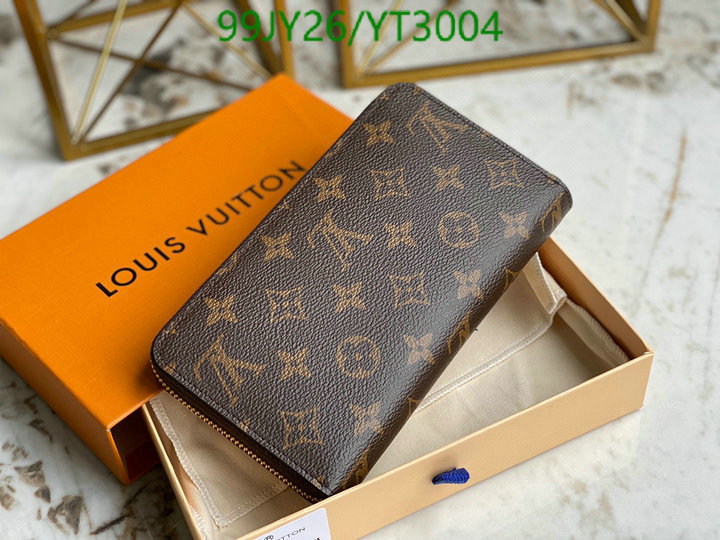 LV Bags-(Mirror)-Wallet-,Code: YT3004,$: 99USD