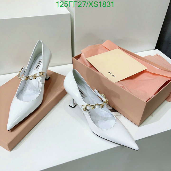 Women Shoes-Miu Miu, Code: XS1831,$: 125USD