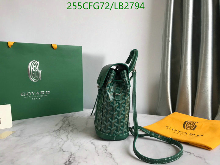 Goyard Bag-(Mirror)-Backpack-,Code: LB2794,$: 255USD