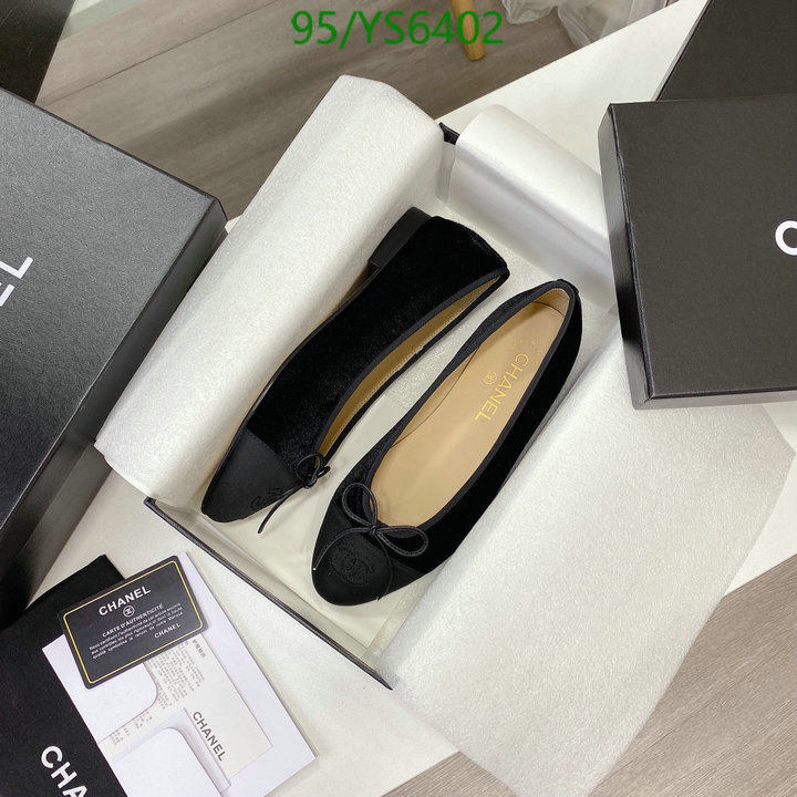 Chanel-Ballet Shoes,Code: YS6402,$: 95USD