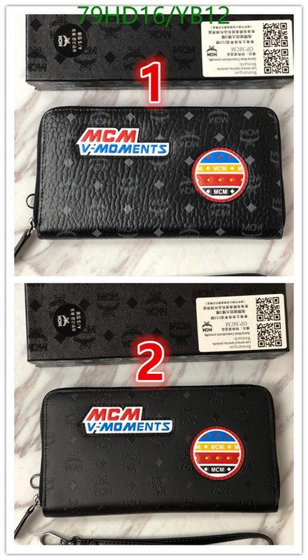 MCM Bag-(Mirror)-Wallet-,Code: YB12,$: 79USD