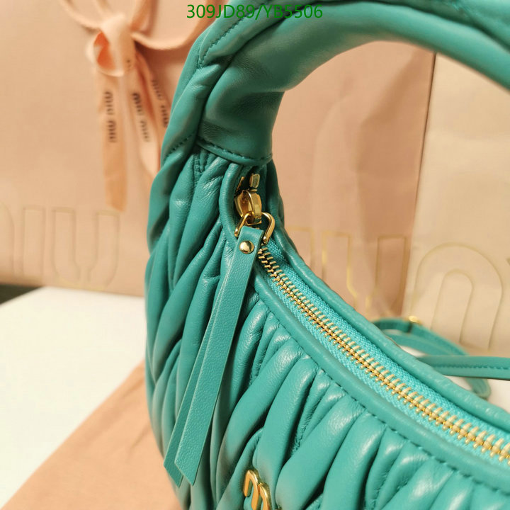 Miu Miu Bag-(Mirror)-Handbag-,Code: YB5506,$: 309USD