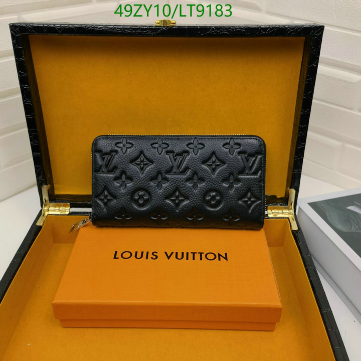 LV Bags-(4A)-Wallet-,Code: LT9183,$: 49USD