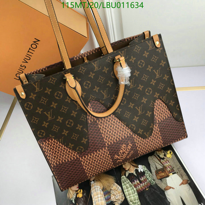 LV Bags-(4A)-Handbag Collection-,Code: LBU011634,$: 115USD