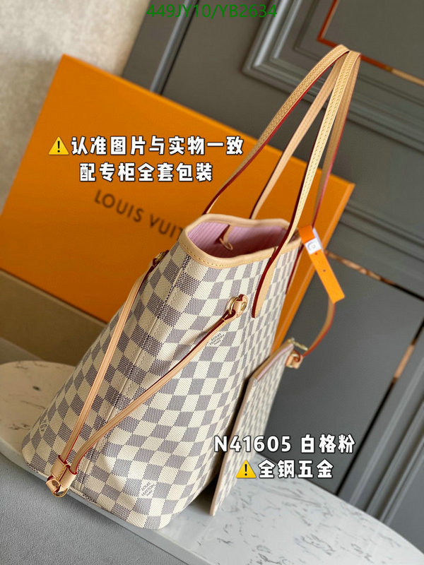 LV Bags-(Mirror)-Neverfull-,Code: YB2634,$: 449USD