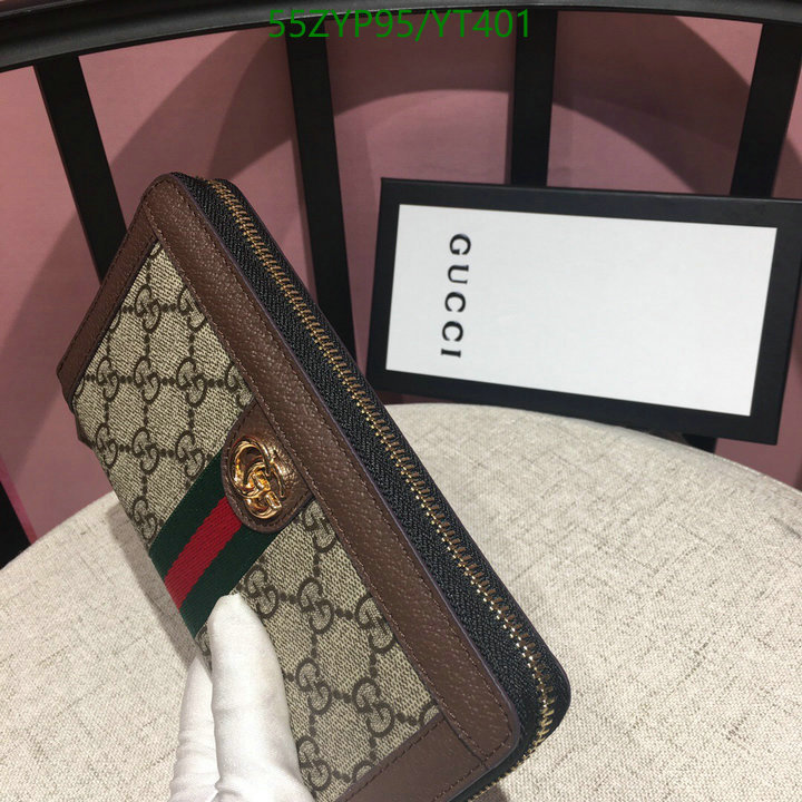 Gucci Bag-(4A)-Wallet-,Code: YT401,$: 55USD