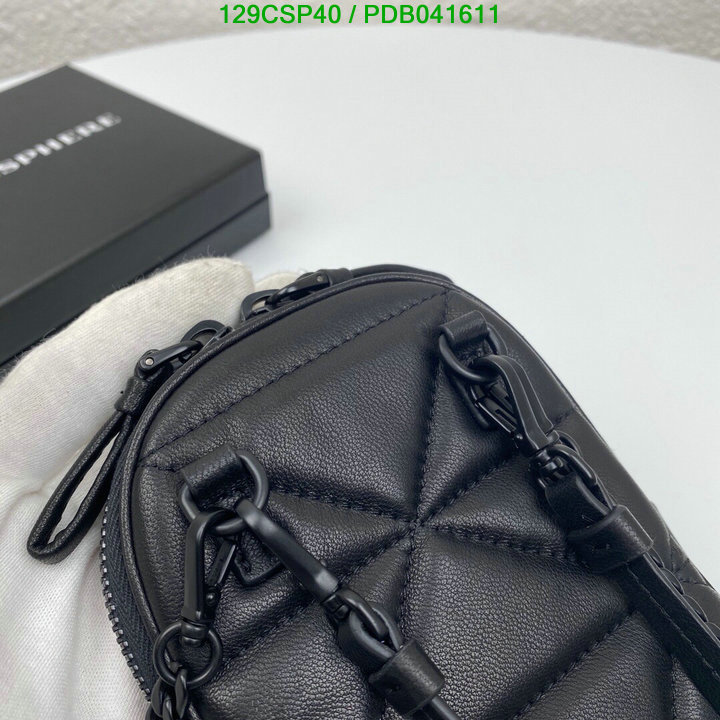 Prada Bag-(Mirror)-Diagonal-,Code: PDB041611,$: 129USD