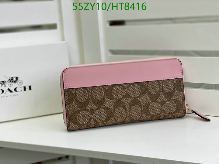 Coach Bag-(4A)-Wallet-,Code: HT8416,$: 55USD