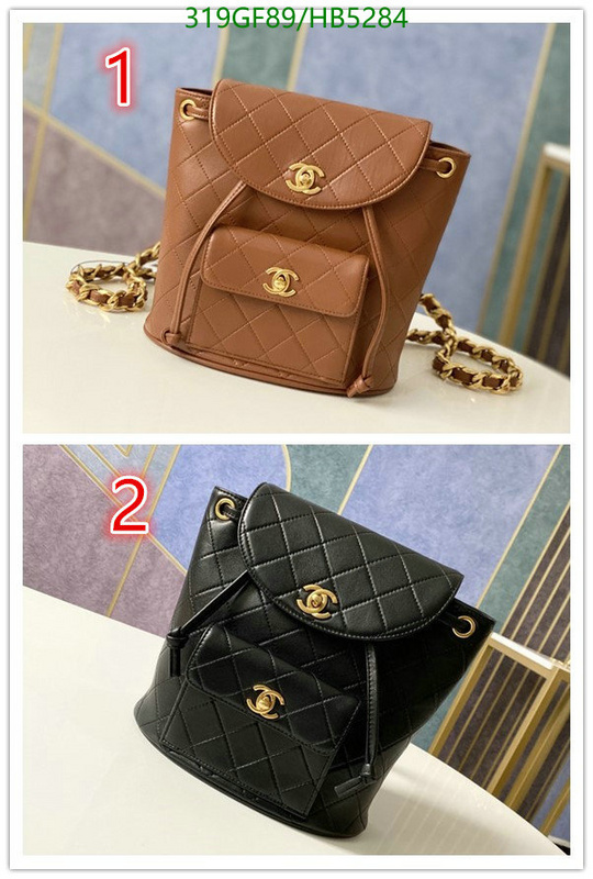 Chanel Bags -(Mirror)-Backpack-,Code: HB5284,$: 319USD