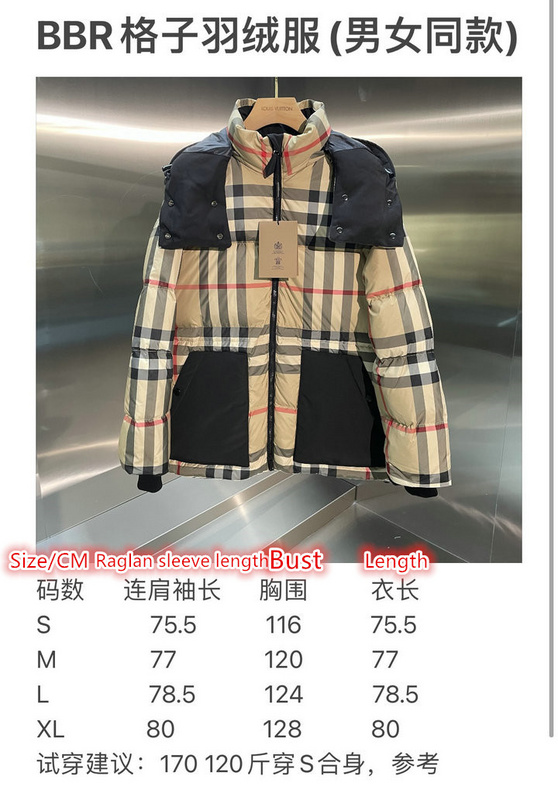 Down jacket Men-Burberry, Code: YC3009,