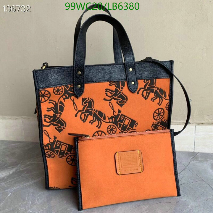 Coach Bag-(4A)-Tote-,Code: LB6380,$: 99USD