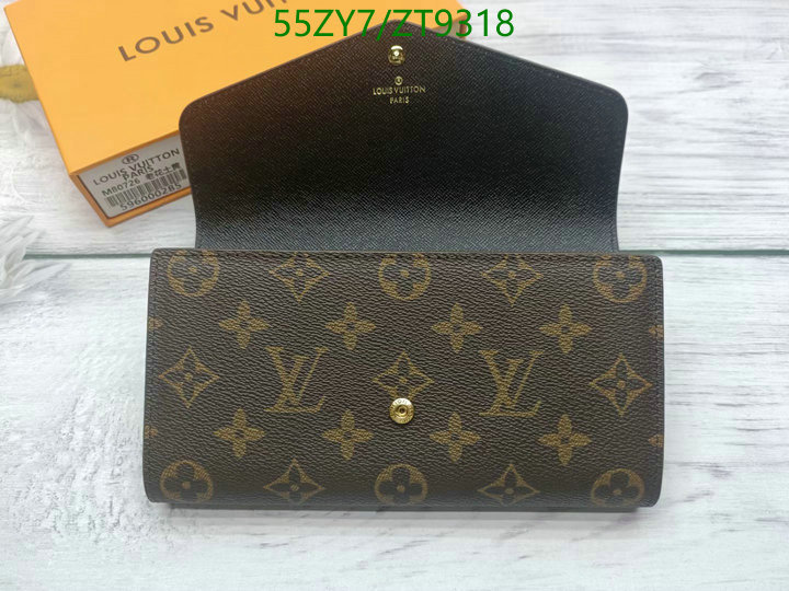 LV Bags-(4A)-Wallet-,Code: ZT9318,$: 55USD