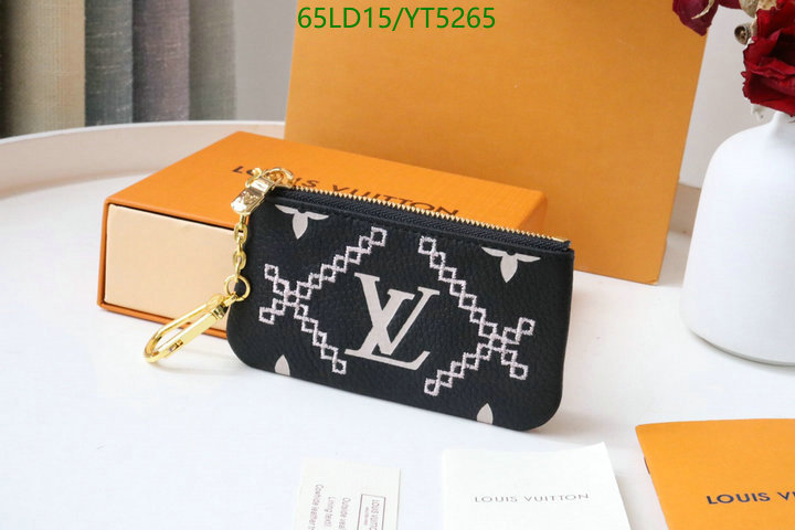 LV Bags-(Mirror)-Wallet-,Code: YT5265,$: 65USD