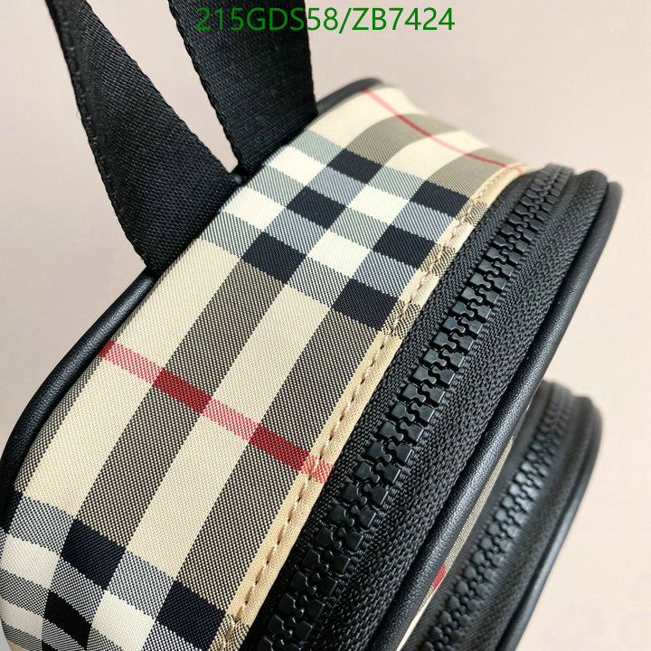 Burberry Bag-(Mirror)-Diagonal-,Code: ZB7424,$: 215USD