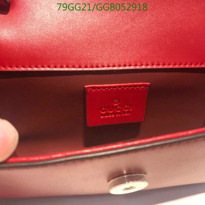 Gucci Bag-(4A)-Diagonal-,Code:GGB052918,$:79USD