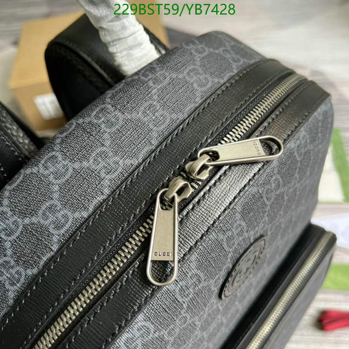 Gucci Bag-(Mirror)-Backpack-,Code: YB7428,$: 229USD