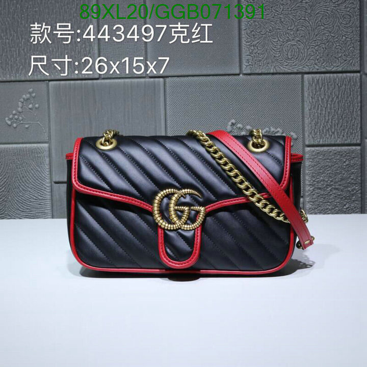 Gucci Bag-(4A)-Marmont,Code: GGB071391,$:89USD