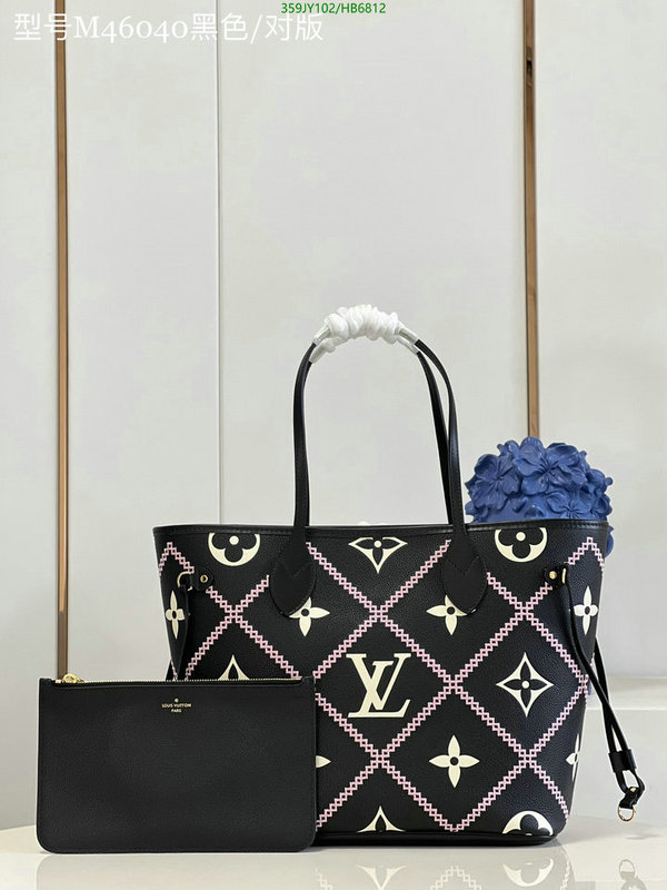 LV Bags-(Mirror)-Neverfull-,Code: HB6812,$: 359USD