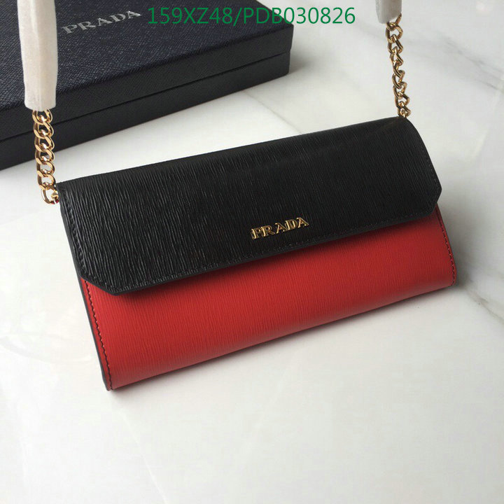 Prada Bag-(Mirror)-Diagonal-,Code: PDB030826,$:159USD