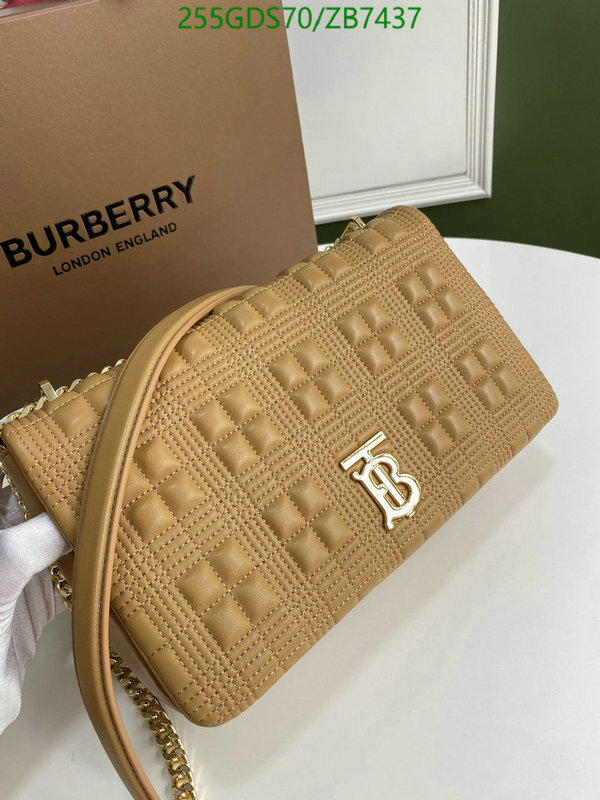Burberry Bag-(Mirror)-Diagonal-,Code: ZB7437,$: 255USD