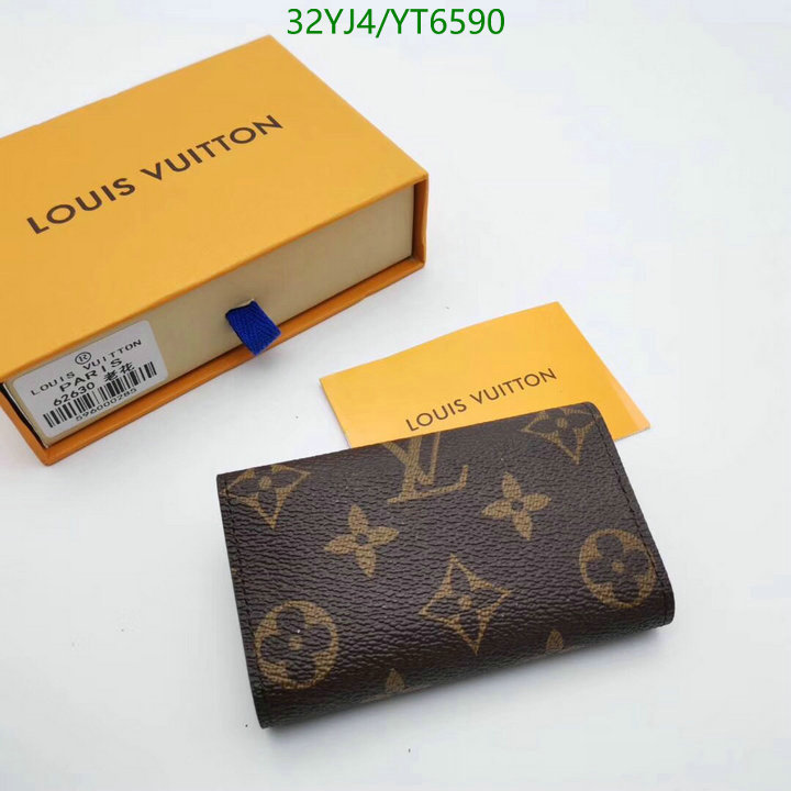 LV Bags-(4A)-Wallet-,Code: YT6590,$: 32USD