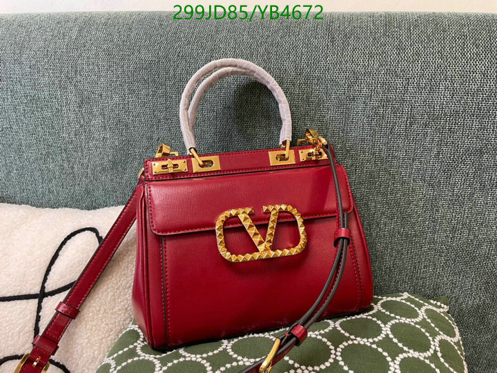 Valentino Bag-(Mirror)-Handbag-,Code: YB4672,$: 299USD