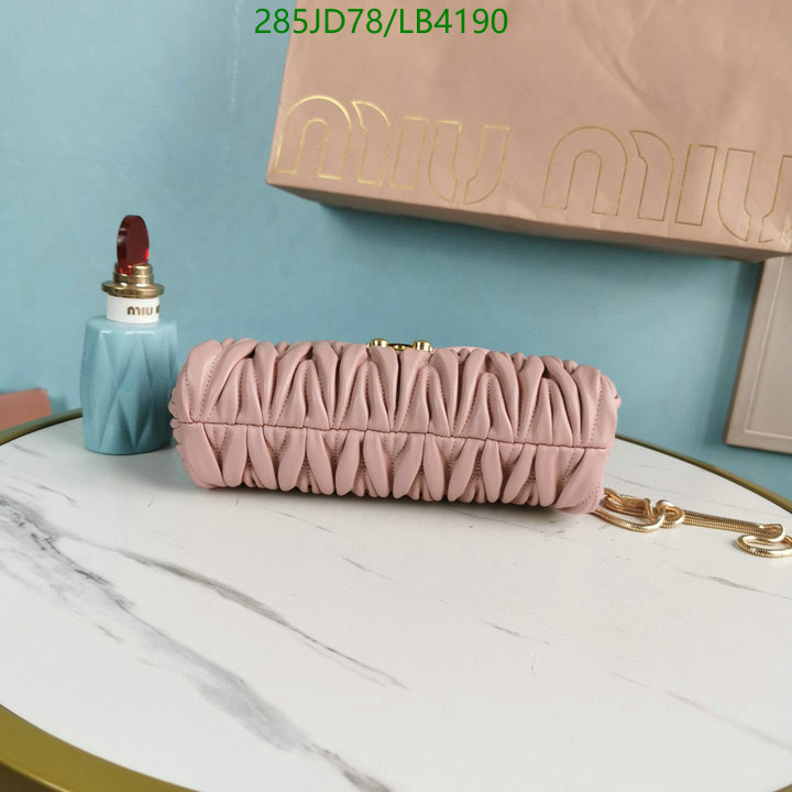 Miu Miu Bag-(Mirror)-Diagonal-,Code: LB4190,$: 285USD