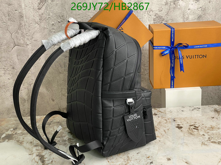 LV Bags-(Mirror)-Backpack-,Code: HB2867,$: 269USD