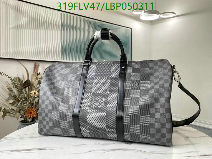 LV Bags-(Mirror)-Keepall BandouliRe 45-50-,Code: LBP050311,$: 319USD