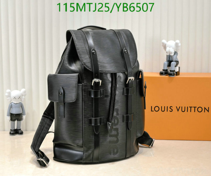 LV Bags-(4A)-Backpack-,Code: YB6507,$: 115USD