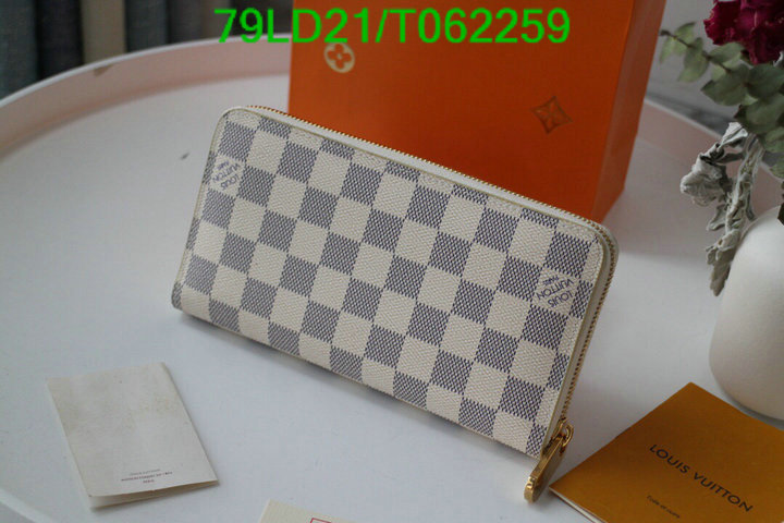 LV Bags-(Mirror)-Wallet-,Code: T062259,$: 79USD