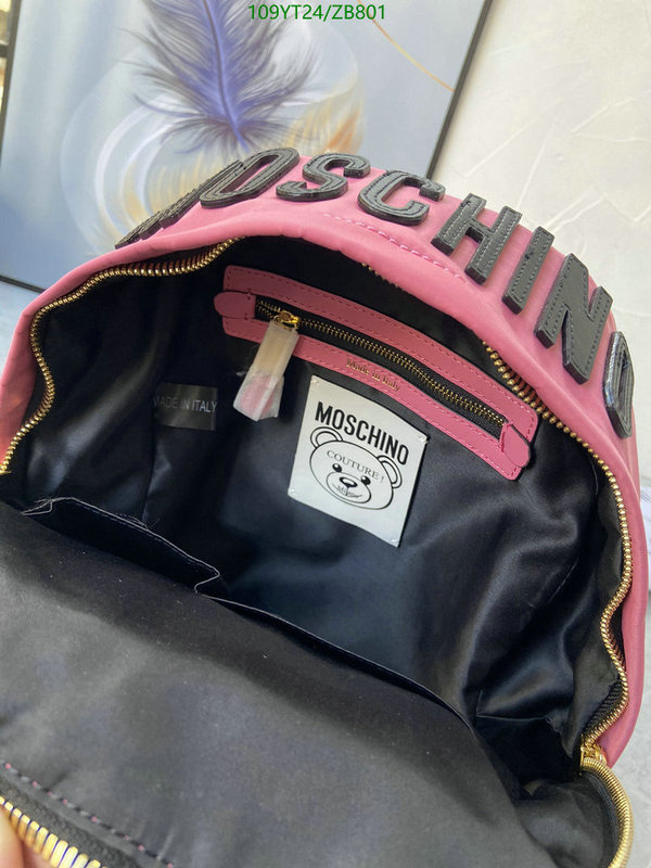 Moschino Bag-(Mirror)-Backpack-,Code: ZB801,$: 109USD