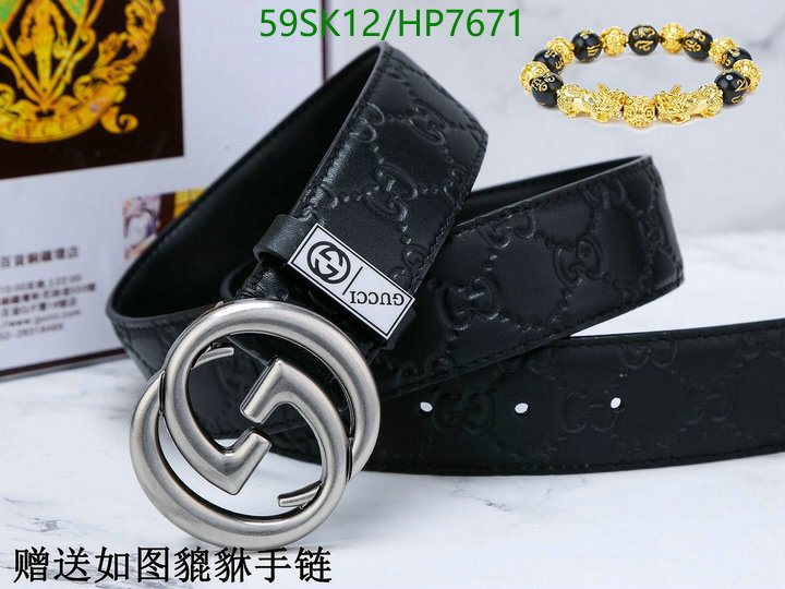 Belts-Gucci, Code: HP7671,$: 59USD