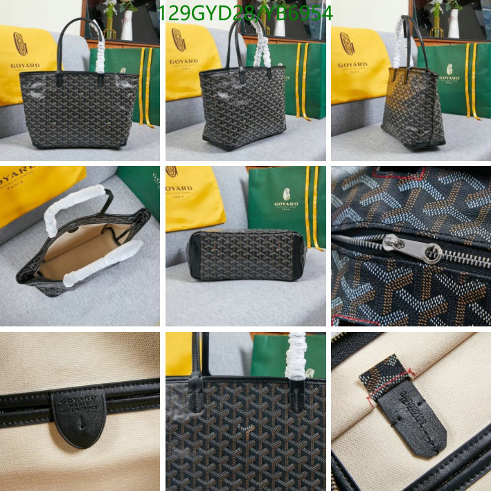 Goyard Bag-(4A)-Handbag-,Code: YB6954,