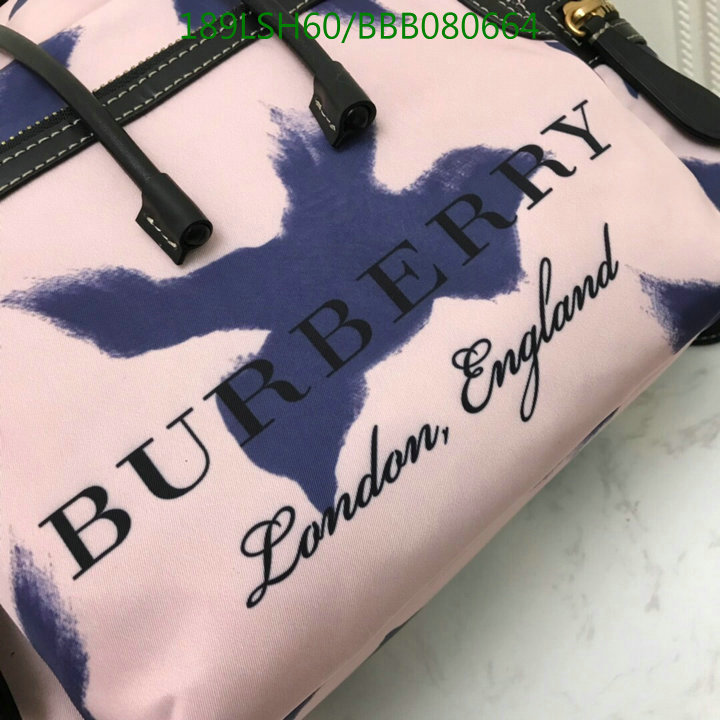 Burberry Bag-(Mirror)-Backpack-,Code: BBB080664,$:189USD