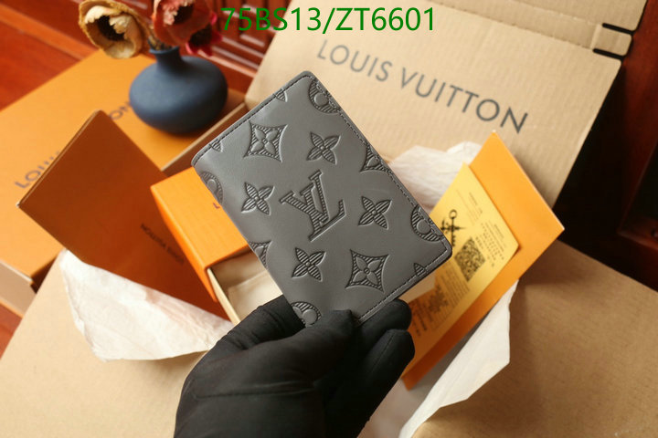 LV Bags-(Mirror)-Wallet-,Code: ZT6601,$: 75USD