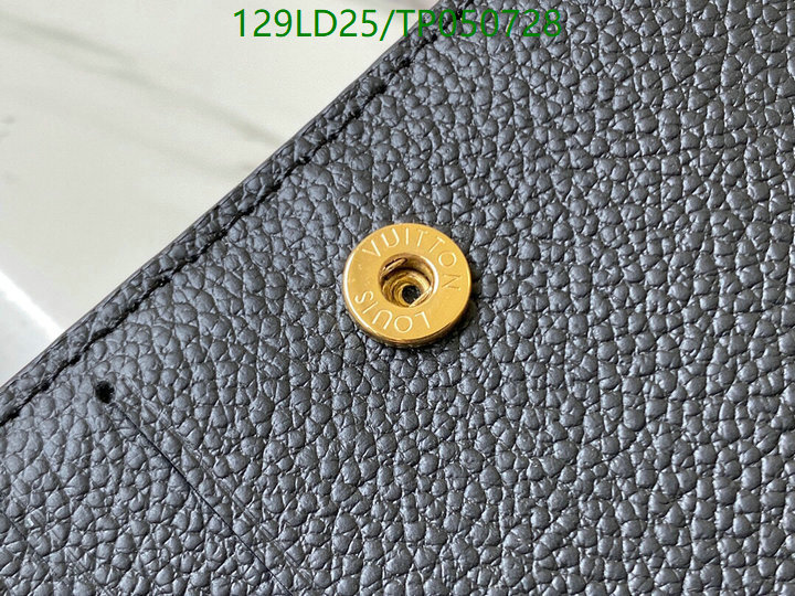 LV Bags-(Mirror)-Wallet-,Code: TP050728,$: 129USD