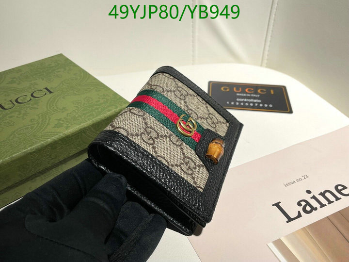 Gucci Bag-(4A)-Wallet-,Code: YT949,$: 49USD