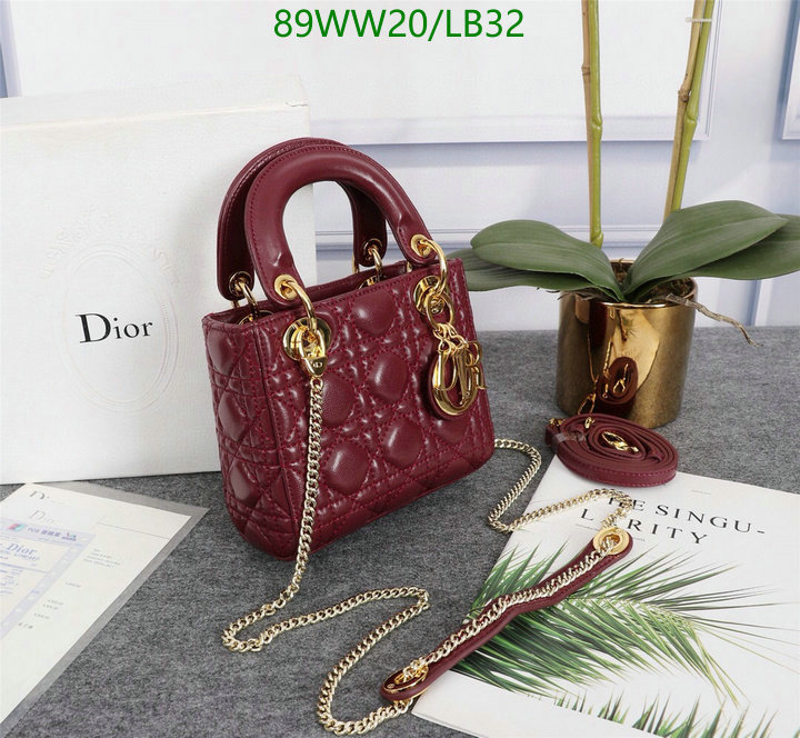 Dior Bags-(4A)-Lady-,Code: LB32,$: 89USD